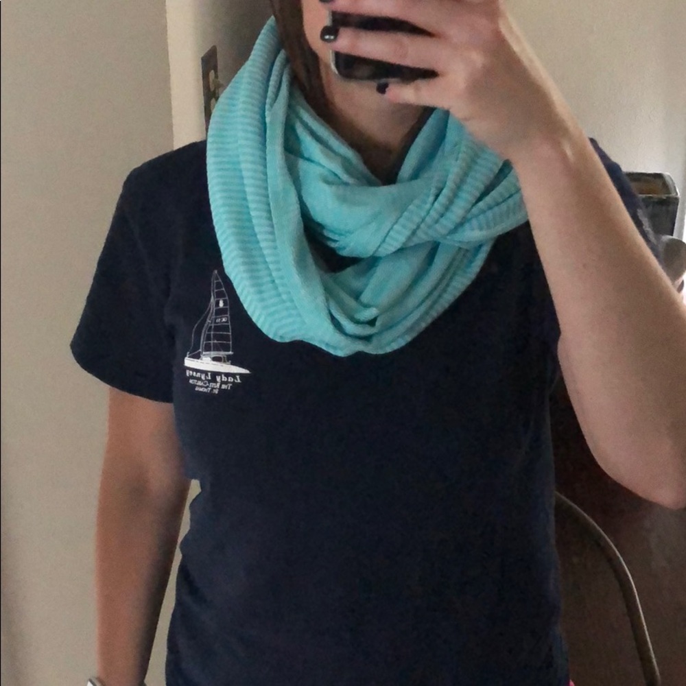 Blue vinyasa scarf